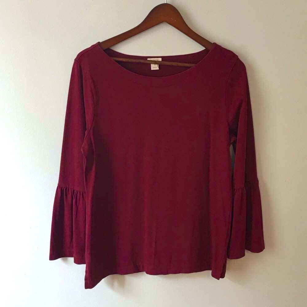 J. Crew | Bell Sleeve Top